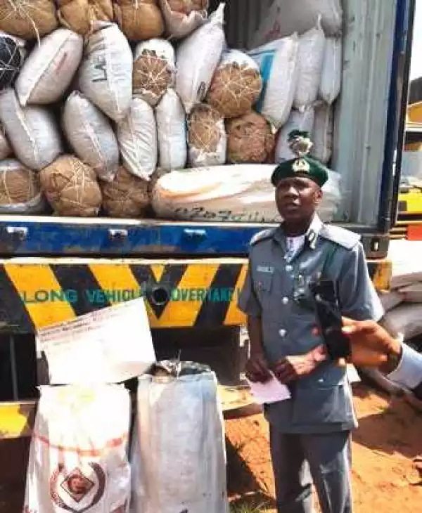 Customs arrest trailer carrying adulterated diesel, Indian hemp, others